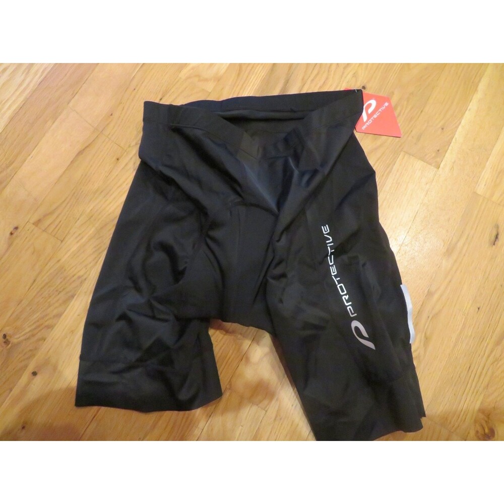 NWT Mens Black Protective Cycling Biker Shorts, Size XL
